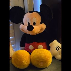 Disney Store Official Mickey Mouse Plush - Black, Red, Yellow